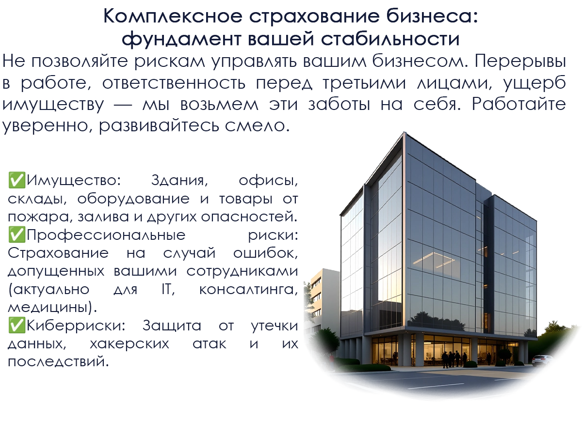 Страхование для бизнеса
